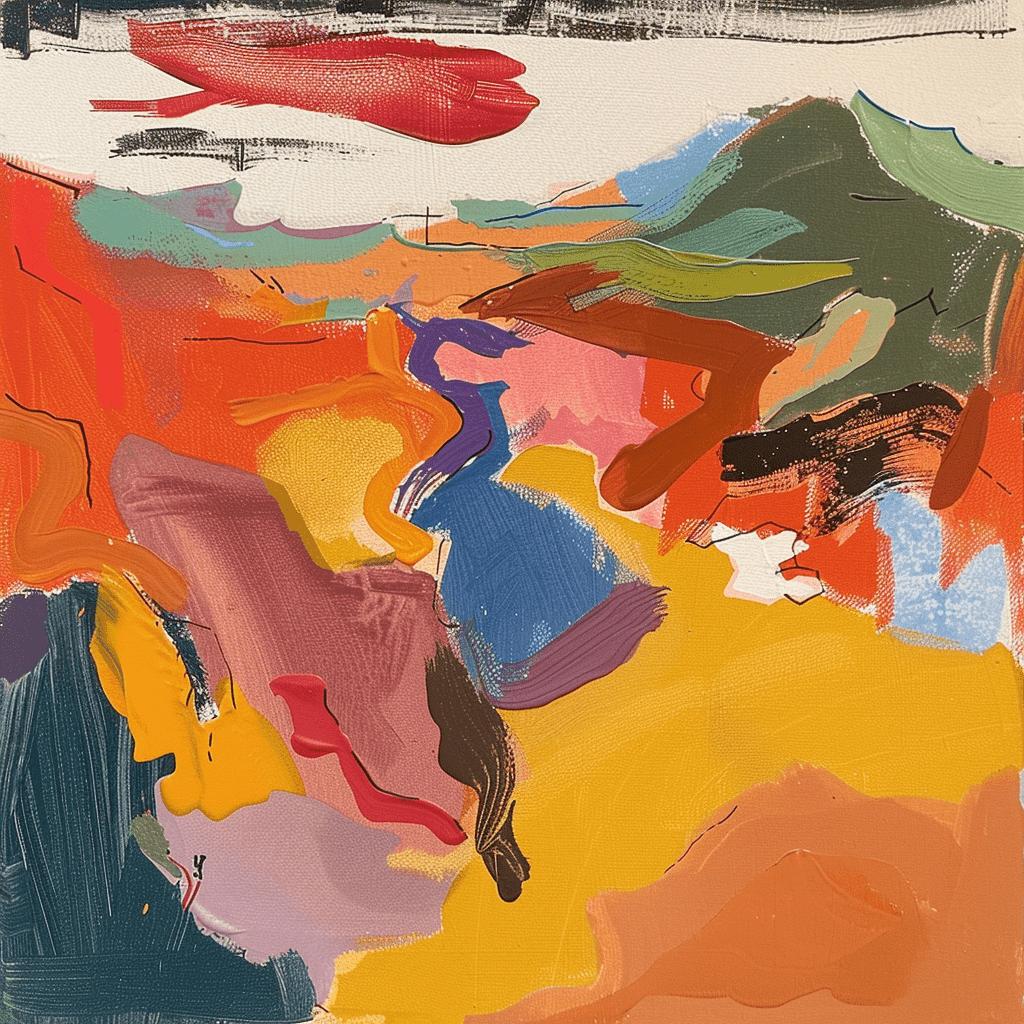 background painting representing Fucking Fabulous